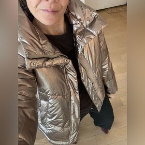 Abercrombie size small metallic jacket